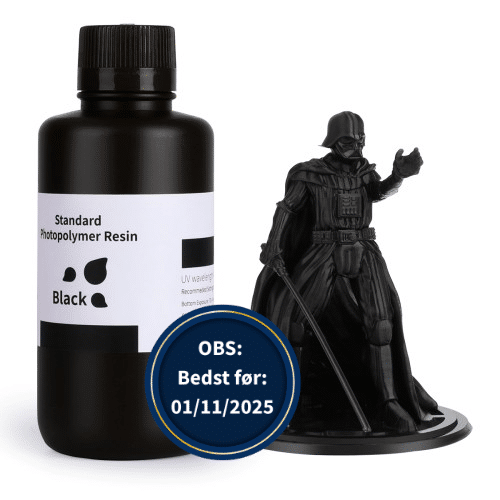 Elegoo Standard 0,5 kg Resin - Black (Datovare).