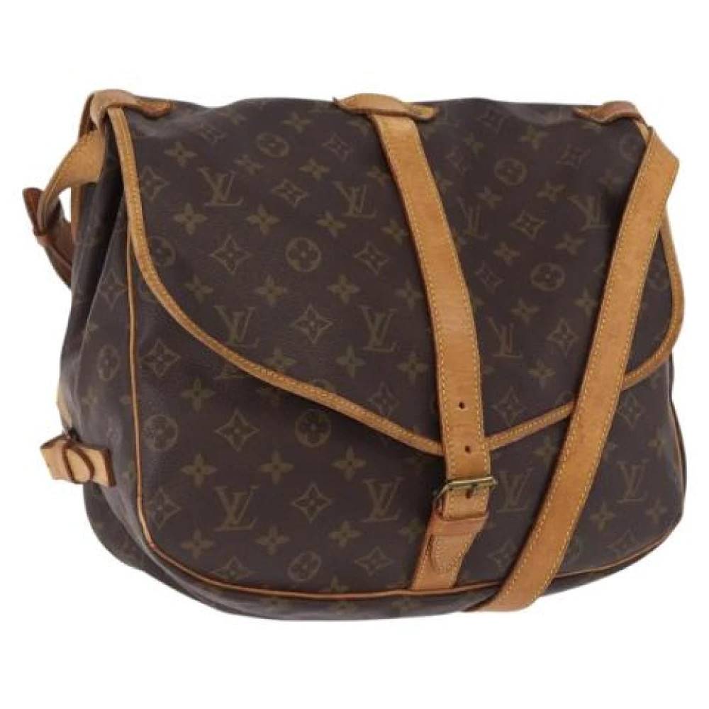 Louis Vuitton Vintage Pre-owned canvas tasker - Vintage - Dame - Brun - ONE SIZE -