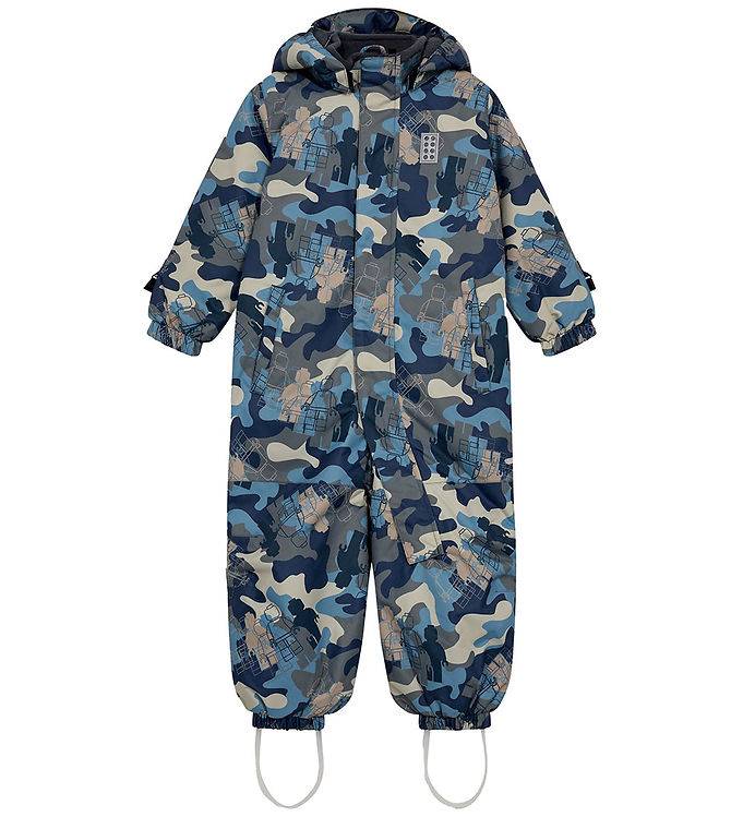 LEGO® Wear Flyverdragt - LWJaz 710 - Blå m. Camo - LEGO® Wear - 4 år (104) - Flyverdragt