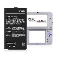 SPR-003 batteri, (2024 ny uppgradering) ultrahög kapacitet 3 200 mAh Li-ion ersättningsbatteri för Nintendo 3DS XL 3DS LL SPR-003 och New 3DS XL RED-001 konsol