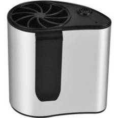 Mini 3- växlad mobil luftkonditionering liten fläkt utomhus bärbar bärbar usb uppladdningsbar midjeklämma balsam - silver--