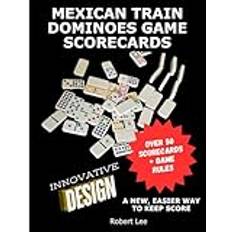 Mexican Train Dominoes Game Scorecards: Innovation design makes scorekeeping easier!