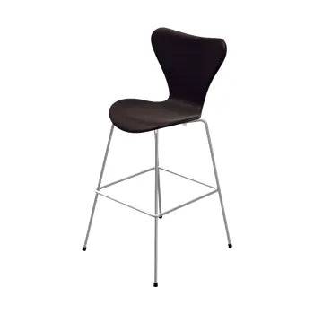3197 Høj Barstol af Arne Jacobsen Fuldpolstret / Grace læder / Mørk-brun - Jacobsen Plus