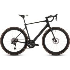Cube Attain C:62 Slt Carbon´n´Coalchrome-58 Cm - Racercykel Dame - Sort