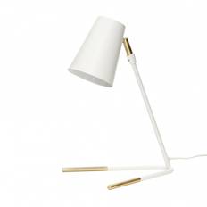 Hubsch Slant Bordlampe Hvid/Messing