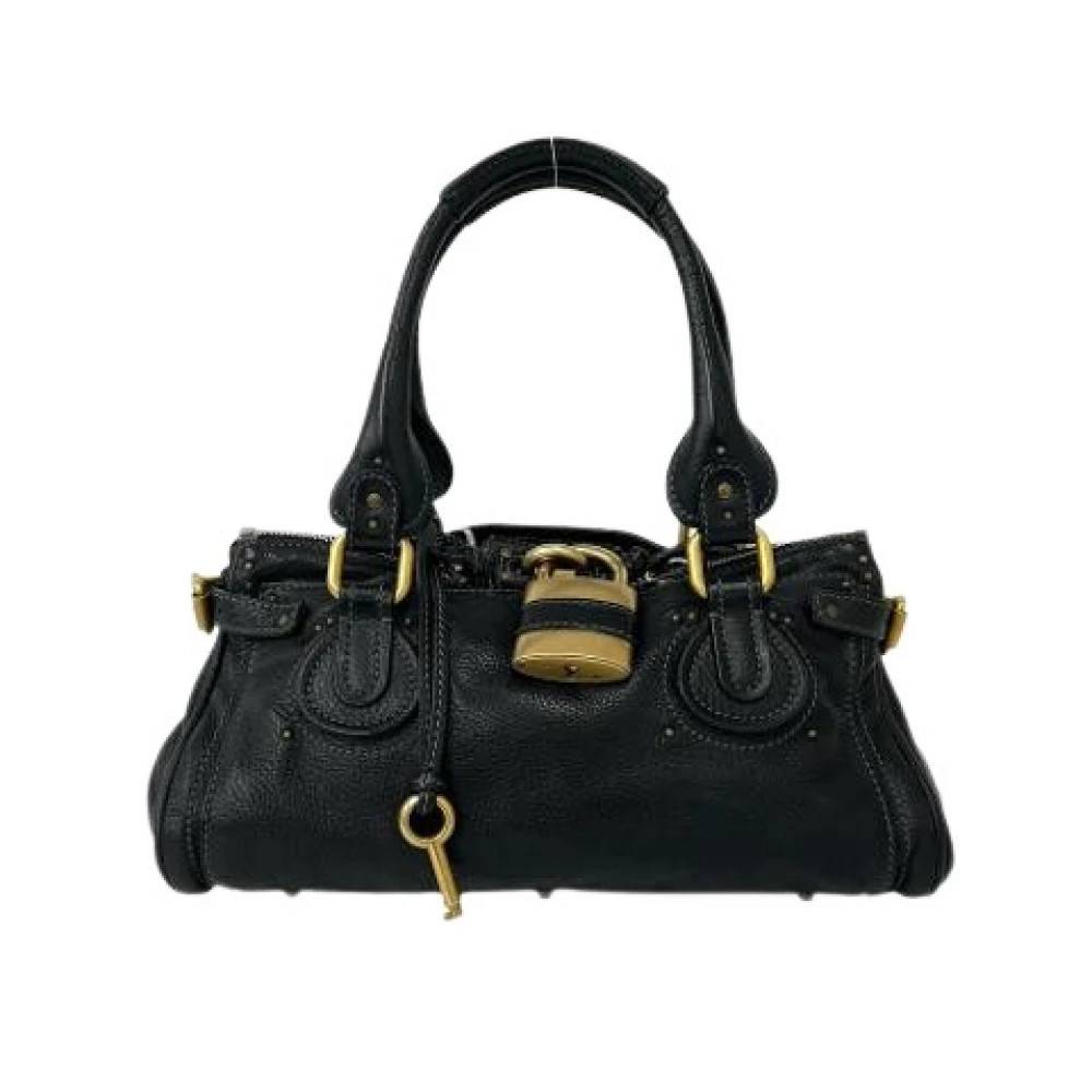 Chloé Pre-owned Pre-owned Boston Håndtaske - Vintage - Dame - Sort - ONE SIZE - Læder