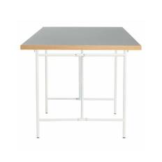 PLEASE WAIT to be SEATED EIERMANN2 Dining Table (200x90 cm) Spisebord Grey Linoleum & White