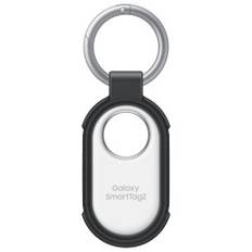 Silikonfodral med tag för Samsung Galaxy SmartTag2, svart och silver