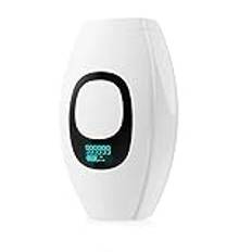 Blixtar Bikinis IPL pulser epilator smärtfri laser hårborttagning ansikte professionell hårborttagningsenheter LCD-skärm (vit)
