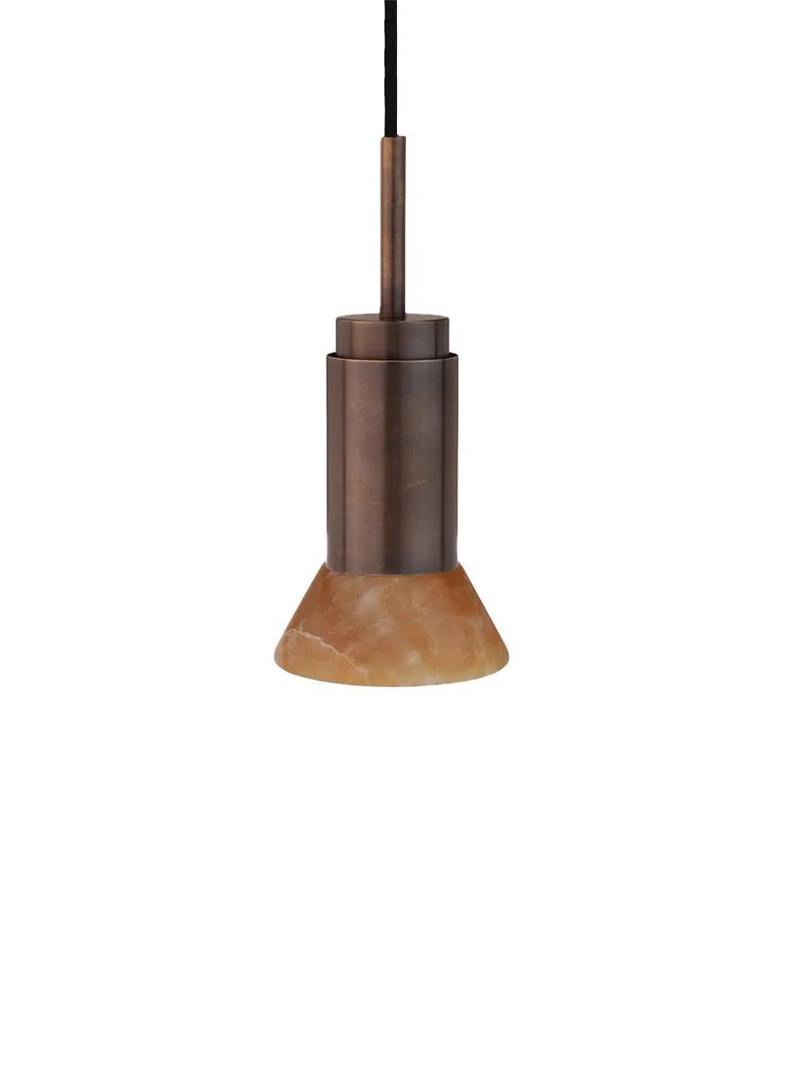 Donya ONYX Trapeze, amber fra Anour Browned Brass - Jacobsen Plus