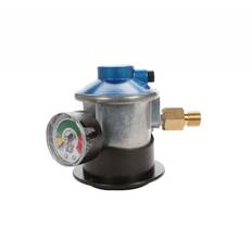 Gas regulator Jumbo click on med manometer og 1/4"