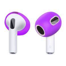 Apple AirPods 3 Silikon Earbuds Tips skyddsfodral - Mørkelilla