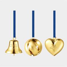 Georg Jensen Juleophæng 2021 3. stk. guld - Gratis Gravering