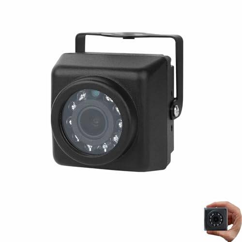 REVODATA HD 5MP IP65 vattentät POE IP minikamera, 940 nm osynlig LED infraröd nattvision inomhus/utomhus säkerhet POE-kamera 3,6 mm lins H.265 rörelsedetektion (I704-3-P-HSV6)
