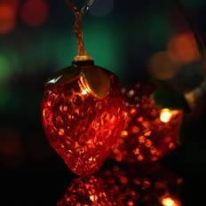 Christmas String Lights Holiday Decorative String Lamp Xmas Home Decoration Light Christmas Tree 3 meters 1 pack röd