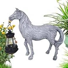 Solar Garden Statues, Solar Garden Decorations, Outdoor Solar Statues, Solar Outdoor Lights Resin Outdoor Solar Decor Adorable Outdoor Solar Lanterns Outdoor Animal Statues For Balconies Gardens Lawns