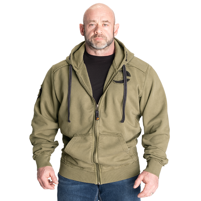 Pro Gym Hoodie Acid Wash Grøn