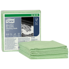 Mikrofiberduk Grön, Tork 6/fp