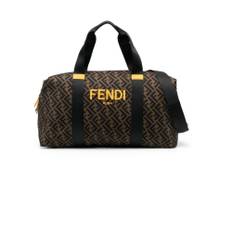 Fendi, Väska, Herr, ONE Size, Läder, Gymväska med logotryck