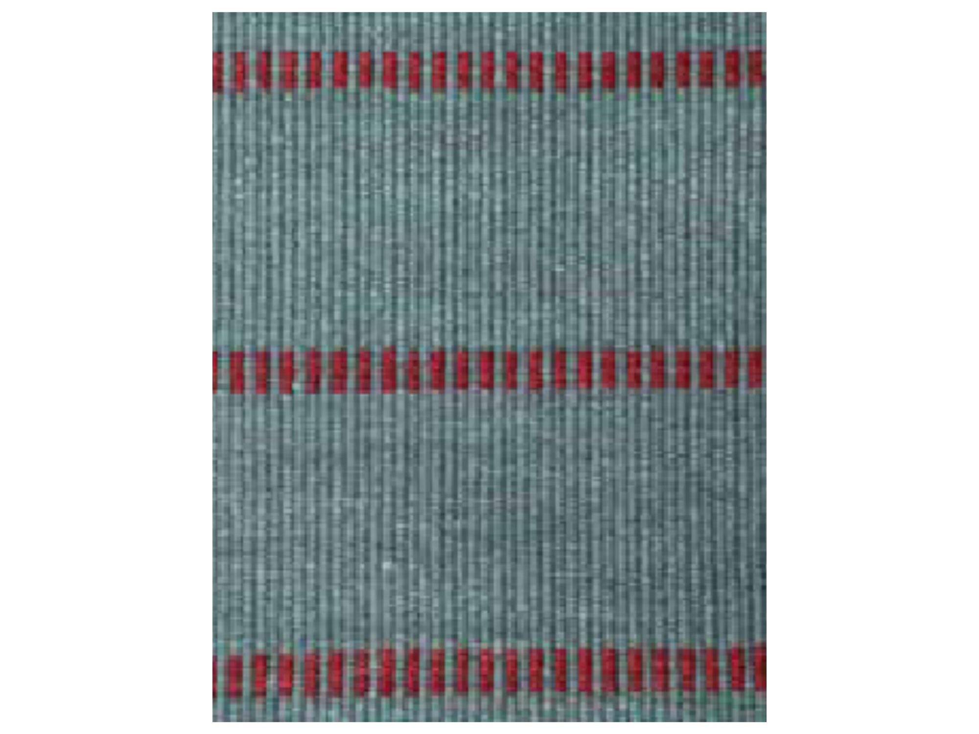 C. Olesen - Mista Stripe tæppe - B250 x L300 cm / Petrol/Wine