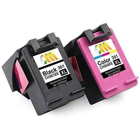 CMCMCM Refanufactured Printer Cartridge Compatible for HP 301 301XL Ink Cartridges Works for en548