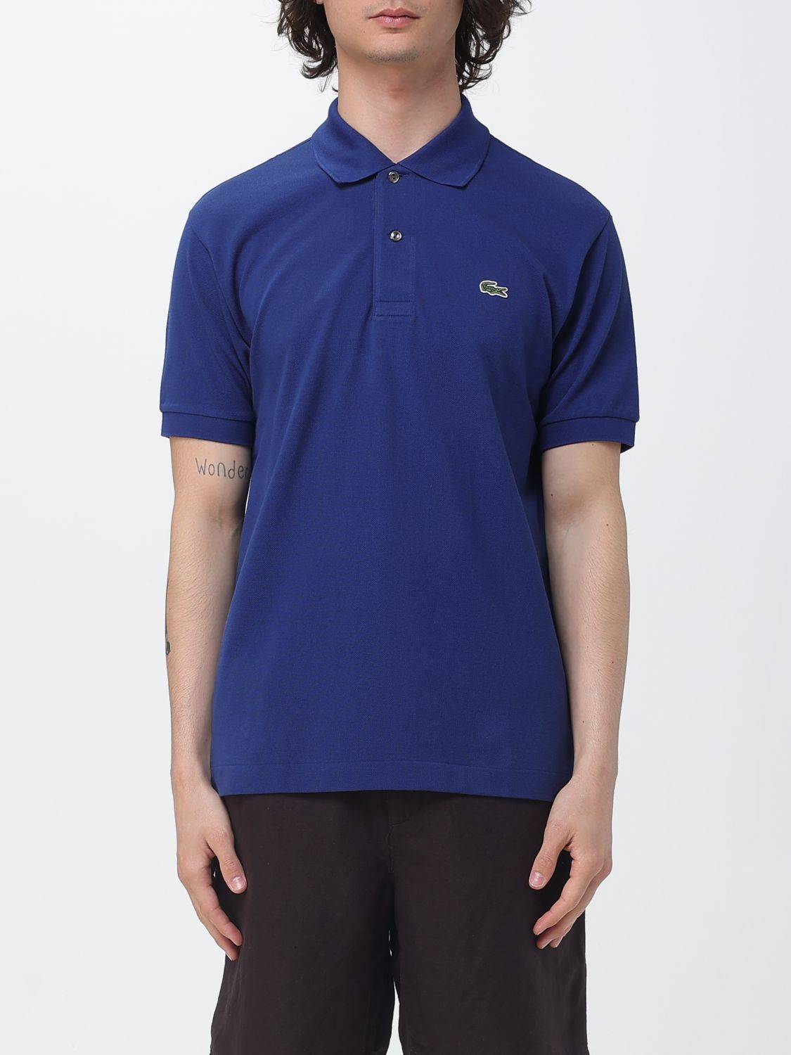 LACOSTE Polo Shirt Men color Blue - 3