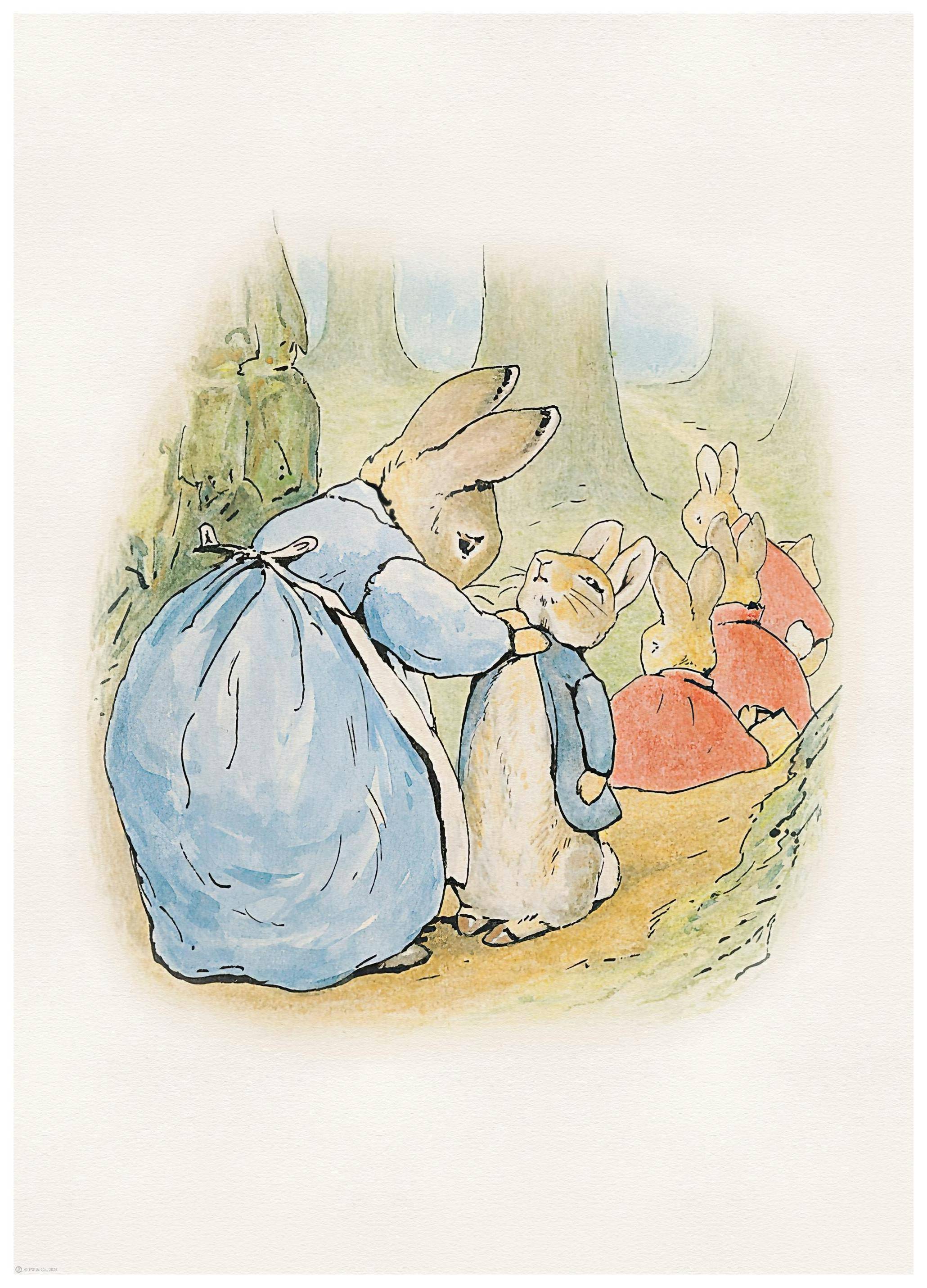 Peter Rabbit and Friends No3 Poster (50x70 cm)