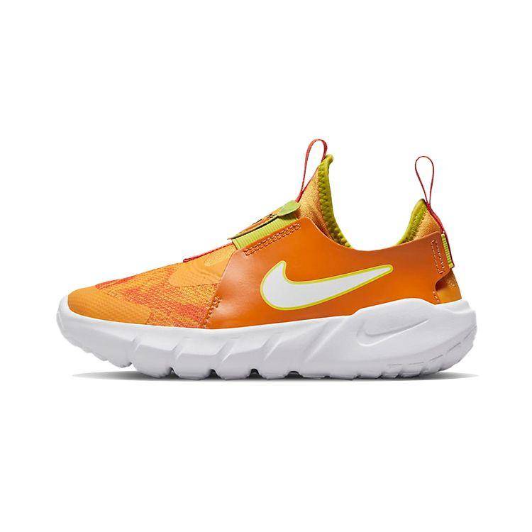 Nike Flex Runner 2 PS Mango Barn Sneakers Orange Kumquat Atomgrön DM4207-800 29.5