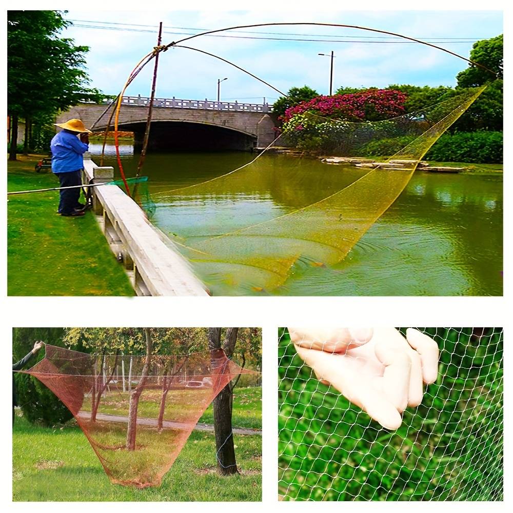 TEMU Automatic Fishing Nets For Catching Fish, Including Types Like Lifting Nets, Pulling Nets, And Small Transport Nets