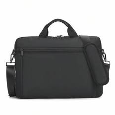 15.6/16" Laptop Sleeve Bag, Messenger Bag For Commuting & Business Trip, Men's Simple Water-Resistant Padded Briefcase Compatible With Apple, Xiaoxin - Multicolor - Black,Grey