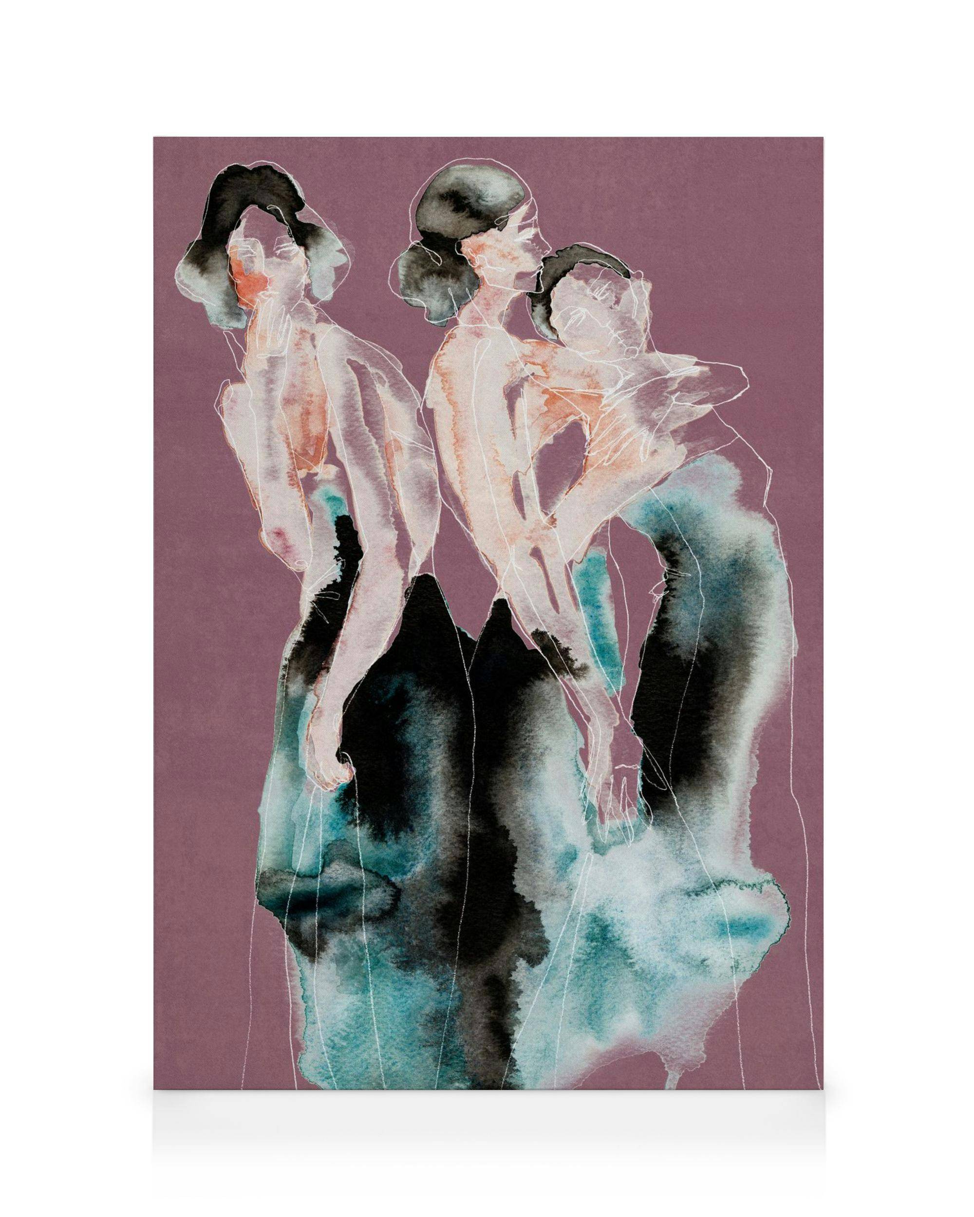 Canvastavlor The Triplets Canvastavla (30x40 cm - Ekram)