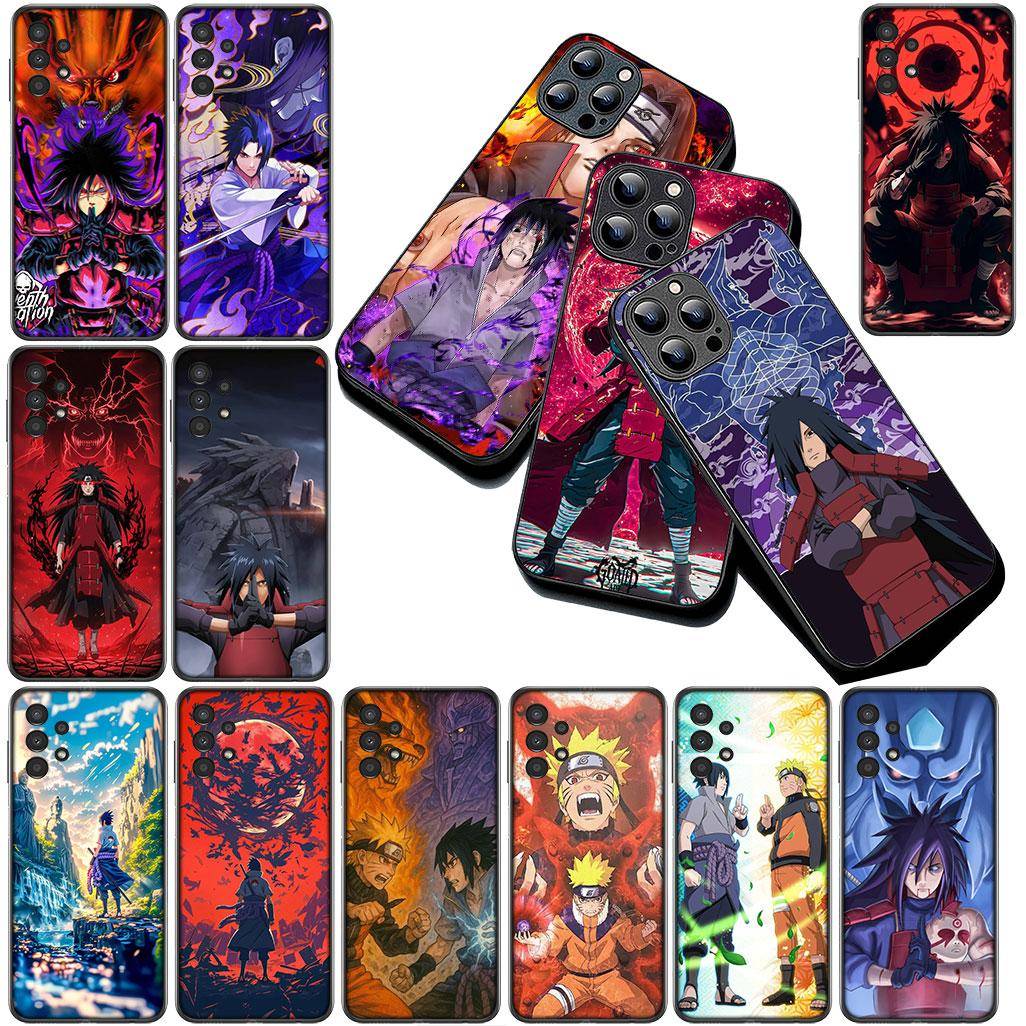 Uchiha Madaras Narutos Sasuke Phone Cover for Apple iPhone 17 14 15 16 Plus Pro Max 16E ProMax + 16Plus 14+ 16+ Protective Case