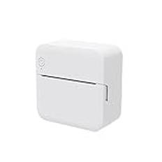 Darmlly Mini Pocket Printer Memo Account Fotoskrivare BäRbar Bluetooth Termisk Etikettskrivare Small Home Printer Vit