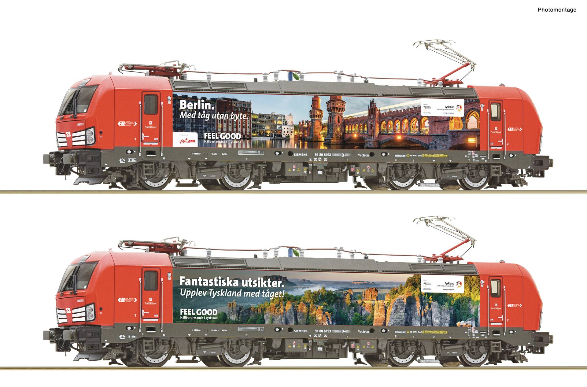 Ellok 193 287-0, Snälltåget, Roco 7500119 DC