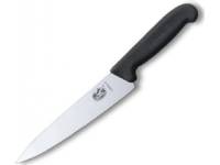 (ComputerSalg) Kokkekniv Victorinox Fibrox klinge 22 cm Sort,