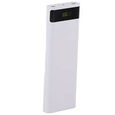 PenRux 50000mAh Bärbar Laddare, Dubbel USB Bärbar Laddare, Slim Travel Battery Pack, 10K Batteri Pack USB C Snabbladdningsbackup Power Bank för BC1.2, IOS, HW, Xiaomi (Vit)