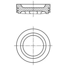 Kolv MAHLE ORIGINAL 037 23 01