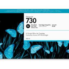 HP 730 300-ml Photo Black DesignJet Ink Cartridge blækpatron 1 stk Original Højt (XL) udbytte Foto sort