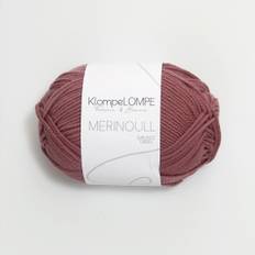 KlompeLOMPE - Merinould Fv. 4344 Mørk Pudder Rosa.
