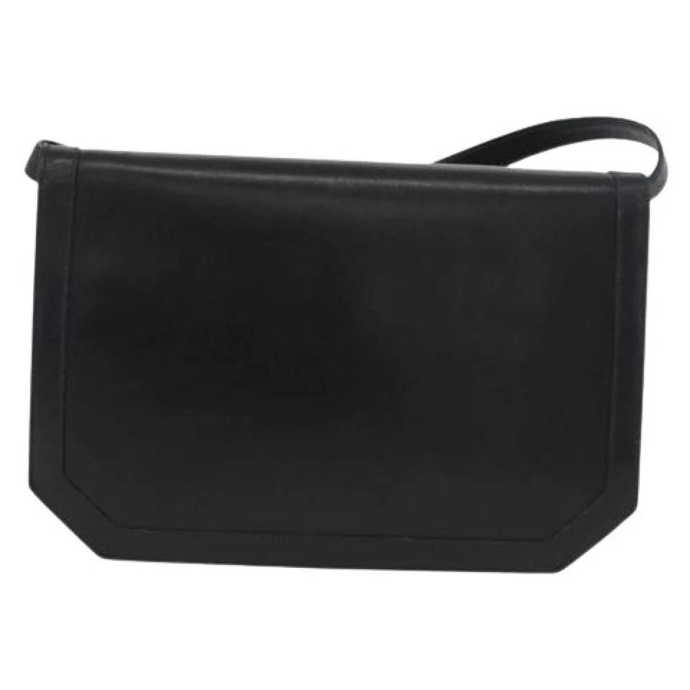Salvatore Ferragamo Pre-owned Pre-owned Skuldertaske - Vintage - Dame - Sort - ONE SIZE - Uld