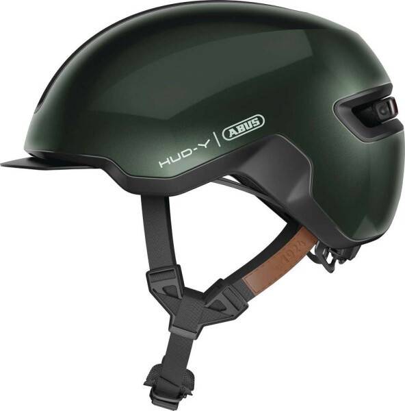 Refurbished-ABUS HUD-Y cykelhjelm LED moss green