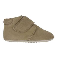 Pom Pom Skindfutter - Beginners Velcro Season - Khaki Suede - Pom Pom - 20 - Skindsko