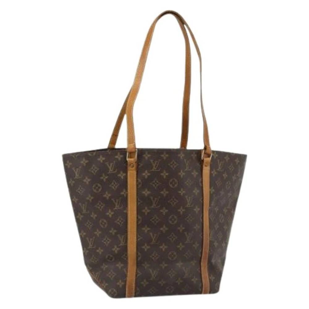 Louis Vuitton Vintage Pre-owned Monogram Canvas Tote Bag - Vintage - Dame - Brun - ONE SIZE - Uld