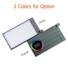 Godox M1 Mini RGB LED Light Full Color Video Lamp 13W 2500~8500K Color Temperature Brightness grå