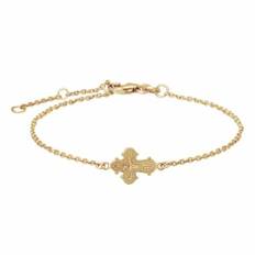 SIERSBØL ARMBÅND FORGYLDT SØLV DAGMARKORS 10 MM - 80250755900