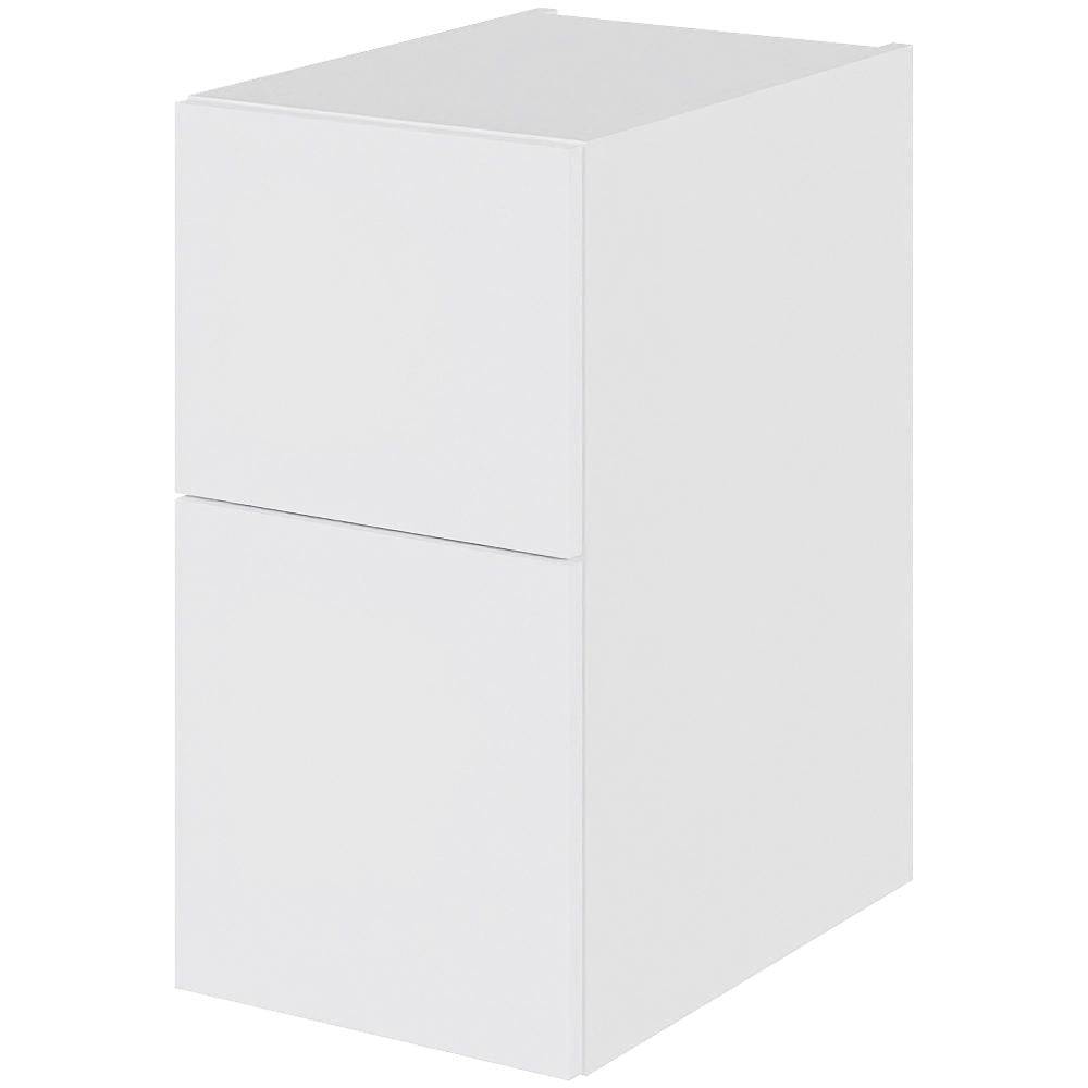 Multi-Living Bad skuffeskab i Hvid Front H: 57,6 cm D: 44,5 cm med metalforsag i bredde: 30 cm.