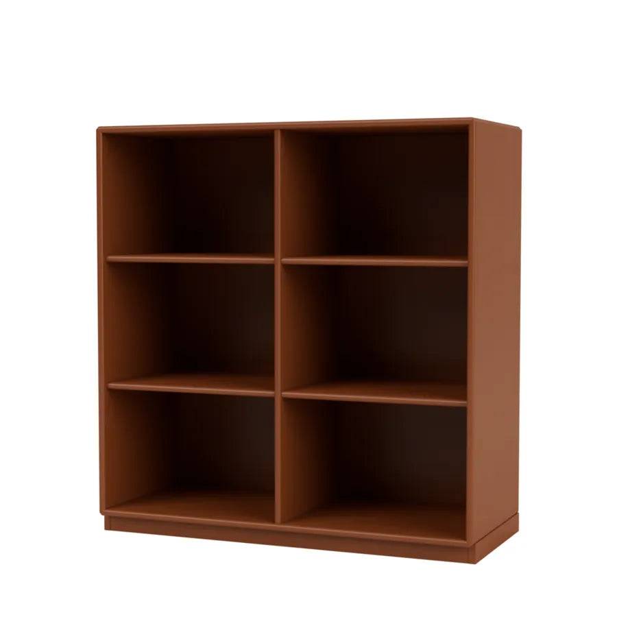 1113 reol inkl. sokkel fra Montana Hazelnut / Sokkel 3 cm - Jacobsen Plus