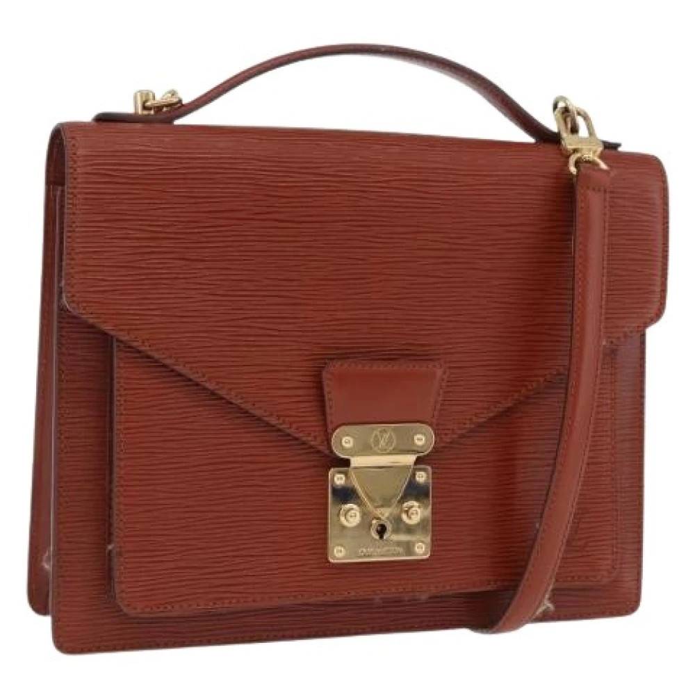 Louis Vuitton Vintage Pre-owned Hand Bag - Vintage - Dame - Brun - ONE SIZE - Uld