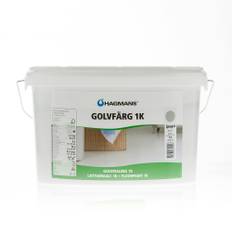 Golvfärg Hagmans 1K Mellangrå, 10 L