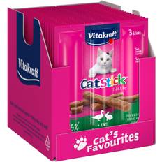 Vitakraft - Cat treats - 20 x Cat Stick duck & rabbit 3 sticks 18g